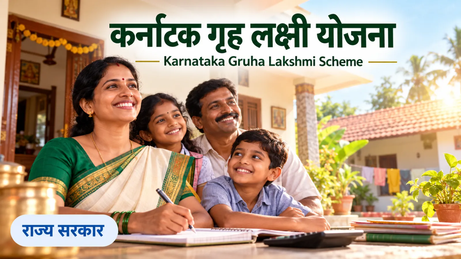 कर्नाटक गृह लक्ष्मी योजना: ₹2,000 मासिक सहायता