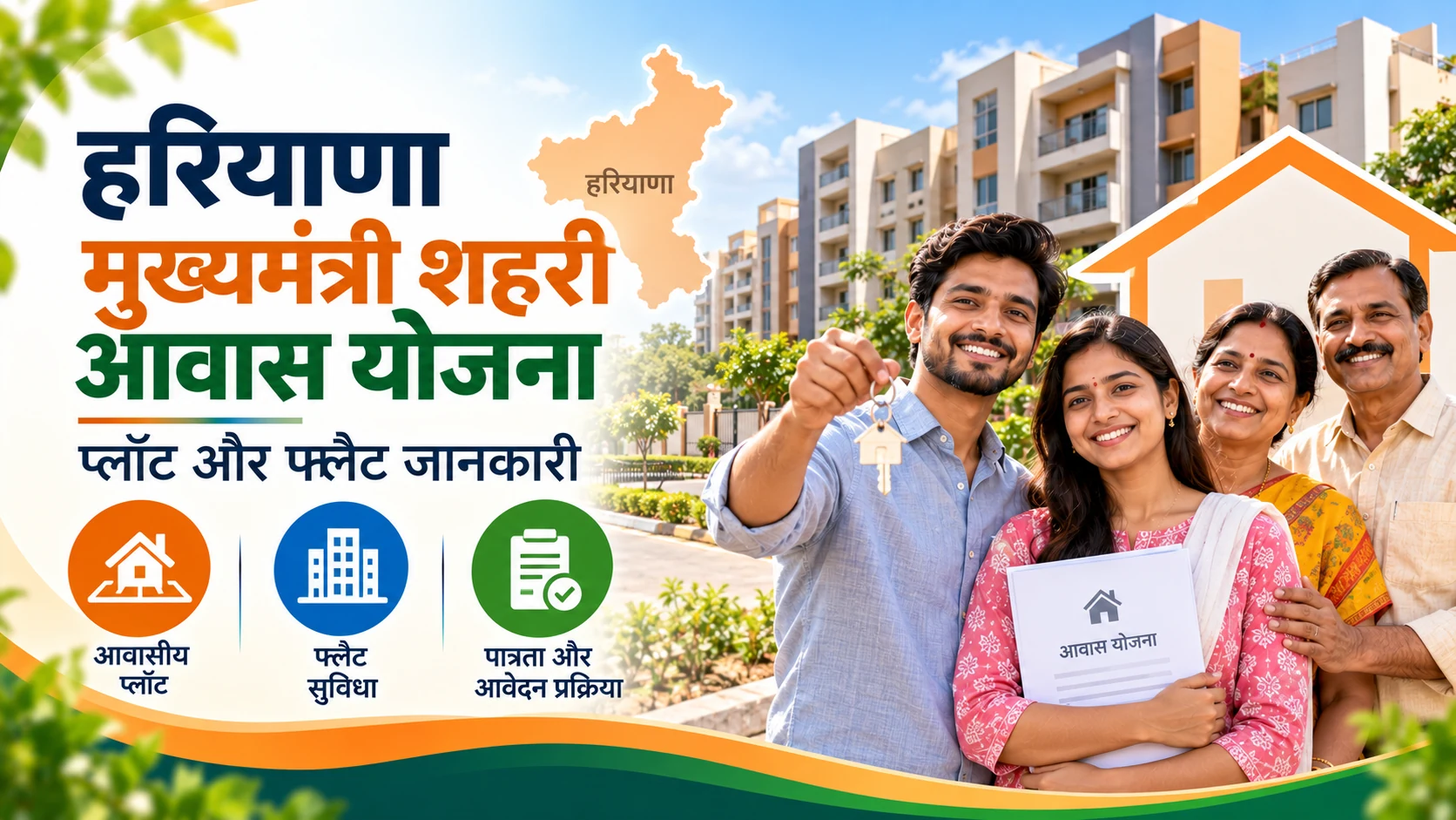 Haryana Mukhyamantri Shehri Awas Yojana: Plots and Flats