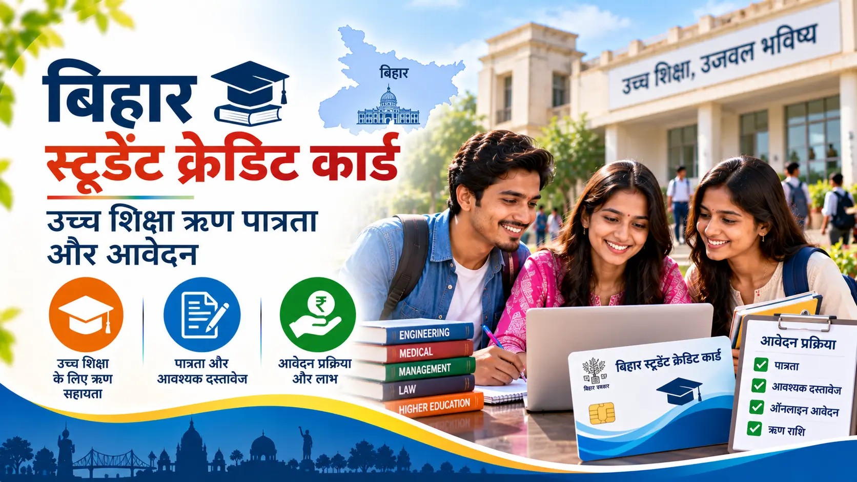 बिहार स्टूडेंट क्रेडिट कार्ड: उच्च शिक्षा ऋण पात्रता और आवेदन