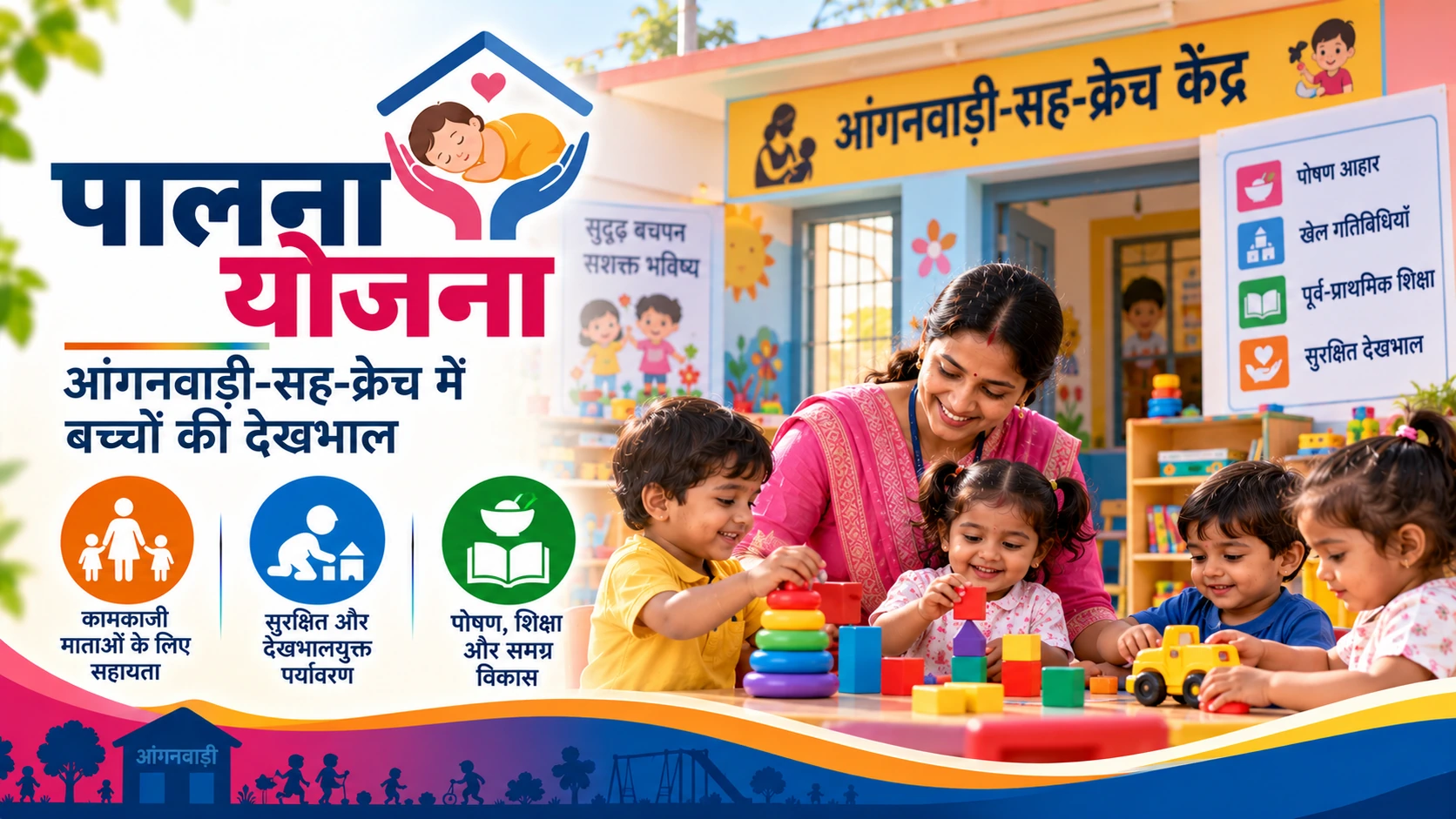 Palna Scheme: Anganwadi-Cum-Creche Childcare Services