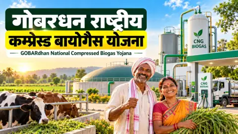 गोबरधन राष्ट्रीय कम्प्रेस्ड बायोगैस योजना 2026: पात्रता, लाभ और आवेदन गाइड