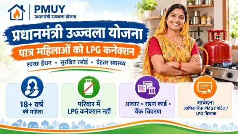 प्रधानमंत्री उज्ज्वला योजना 2.0: मुफ्त LPG कनेक्शन कैसे लें?