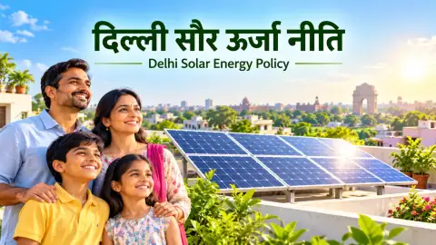 दिल्ली सौर ऊर्जा नीति: राज्य रूफटॉप सब्सिडी: पात्रता, लाभ और आवेदन 2026
