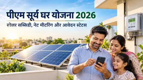 PM Surya Ghar 2026: Rooftop Solar Subsidy, Net Metering and Application Status